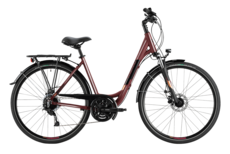 trenoli TAZIO 3.0 classico in dark red – glänzend | Trekking-Bike